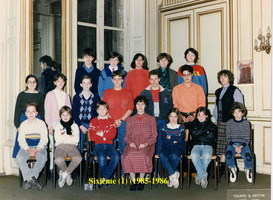 1985-1986 Classe 6 1